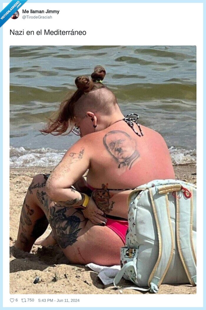 mediterráneo,nazi,tatuajes,hitler
