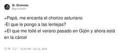 Enlace a El buen chorizo asturiano, por @grumositor