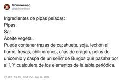 Enlace a Llevan de todo menos pipa, por @gibirruweinao