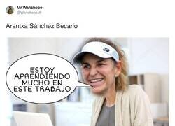 Enlace a Arantxa Sánchez Becario, por @WanchopeMr