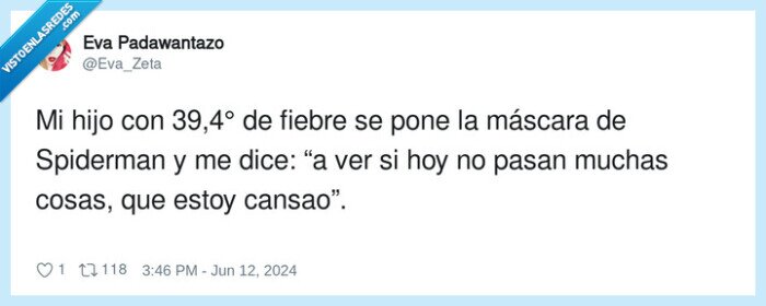 spiderman,cansado,máscara,fiebre