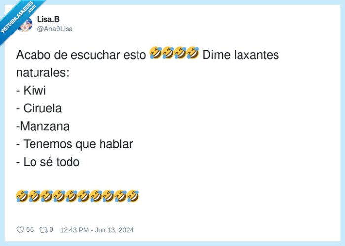 laxantes naturales,hablar,lo se todo,kiwi,ciruela