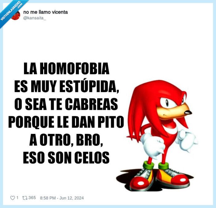 homofobia,pito,cabrearse,celos,knukles