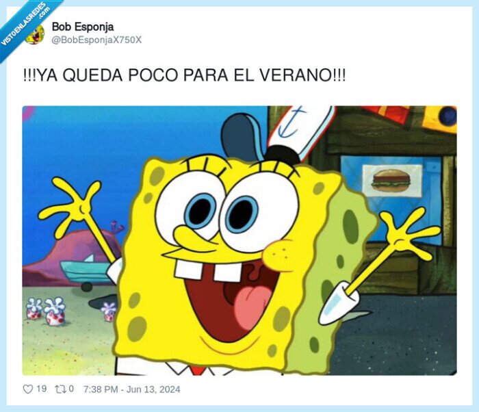 verano,queda poco,bob esponja