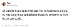 Enlace a Un motivo más para echarte una siesta hoy, por @locaperdidita