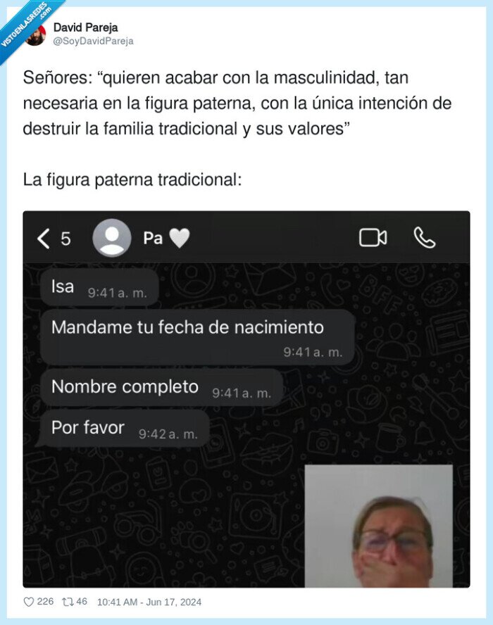 masculinidad,tradicional,conocer,datos,hija