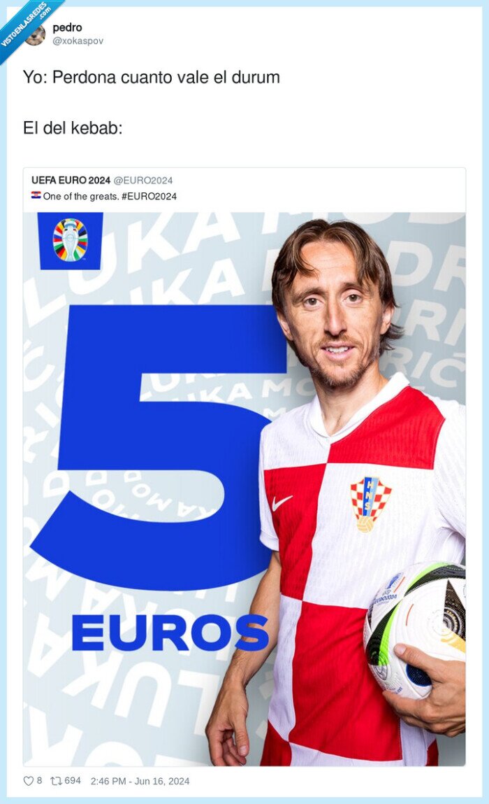 luka modric,durum,kebab,valer,eurocopas