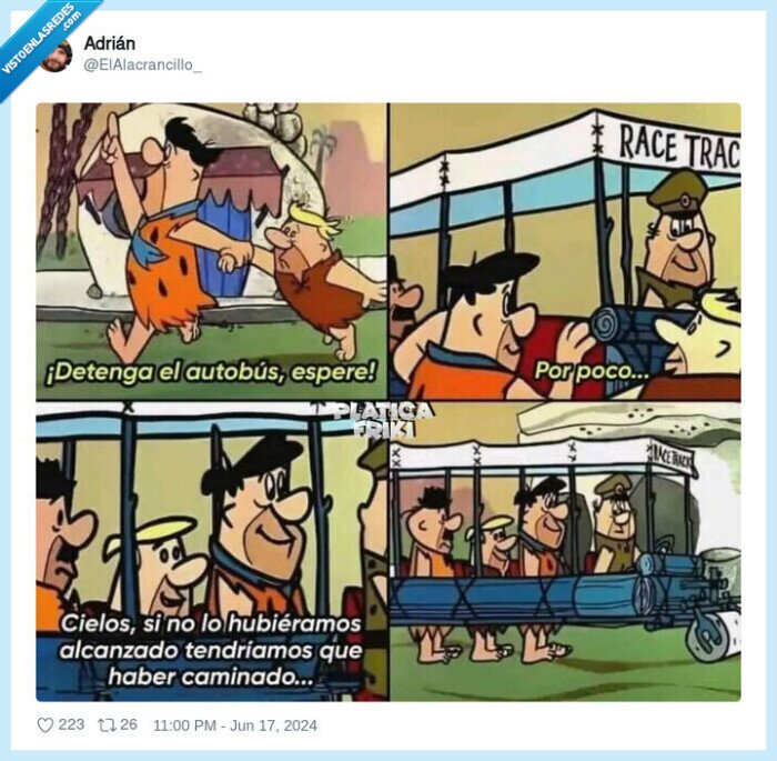 picapiedra,lógica,caminar,autobus