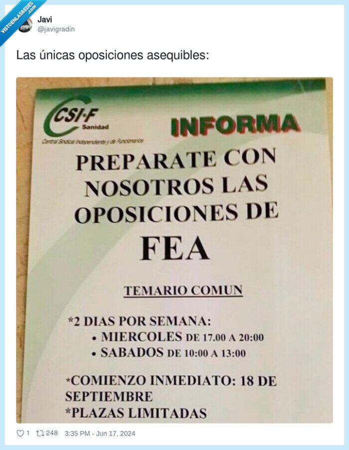 oposiciones,asequibles,únicas,fea