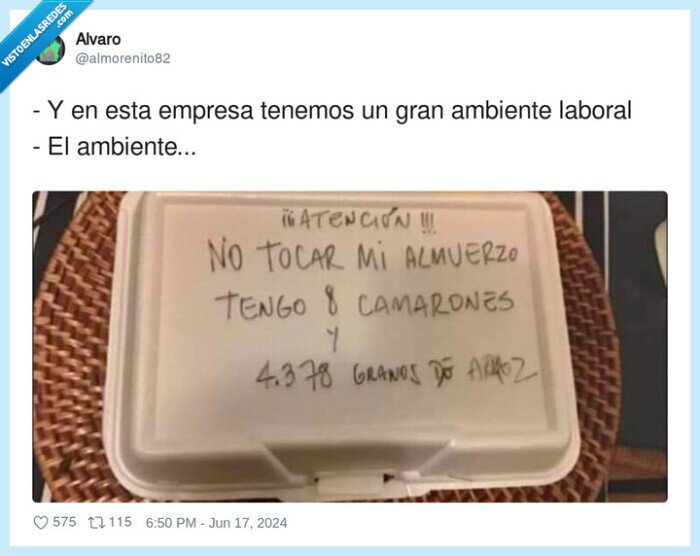 ambiente laboral,empresa,amenaza,tupper