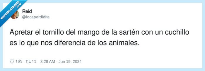 diferencia,cuchillo,tornillo,animales,apretar,sartén