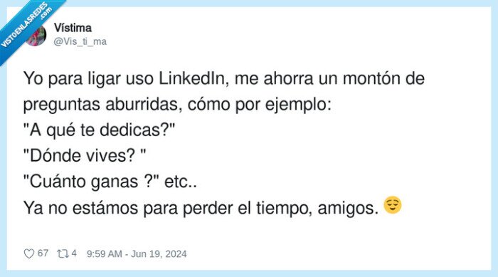 ligar,rapido,linkedin,preguntas,parejas