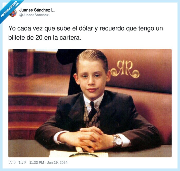 recuerdo,billete,cartera,dólar,macaulay culkin