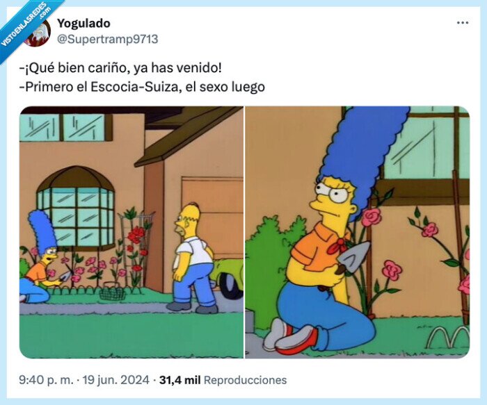 escociasuiza,marge simpson,homer,eurocopa,prioridades