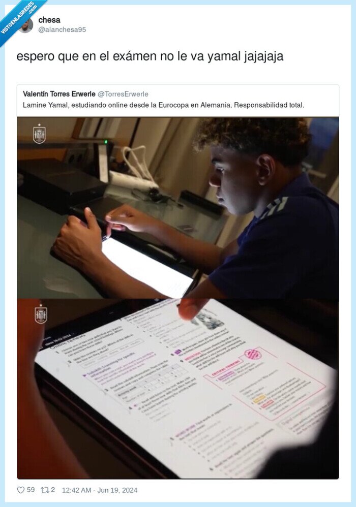 examen,españa,eurocopa,lamine yamal