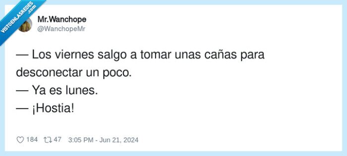 desconectar,viernes,cañas,tomar