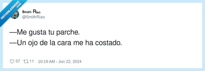 costar,parche,cara,ojo