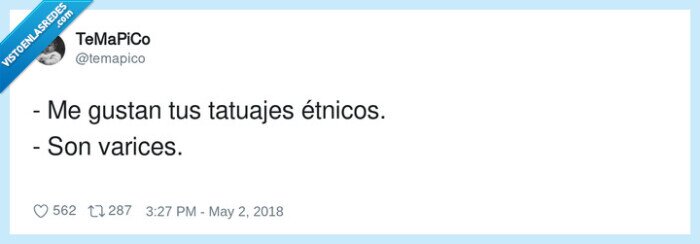 tatuajes étnicos,varices,fail