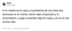 Enlace a Cuando seas madre, ya encontrarás las cosas, tranquila, por @RocioMDP
