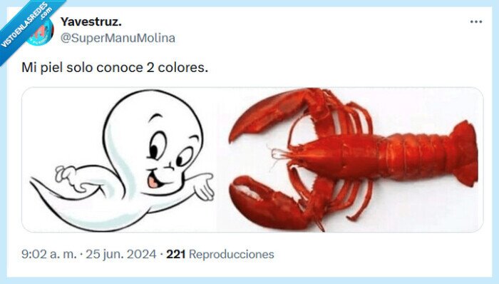 piel,casper,langosta