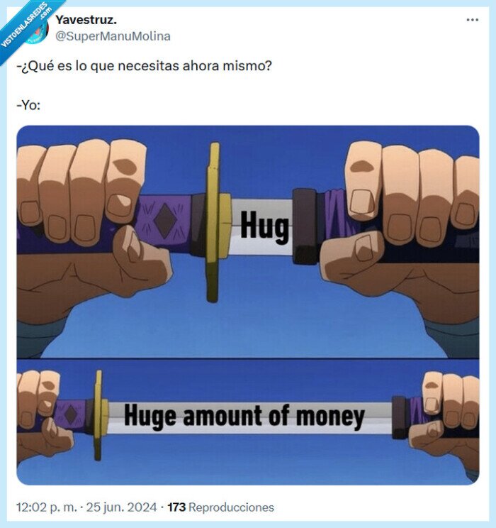 abrazo,dinero,necesitar