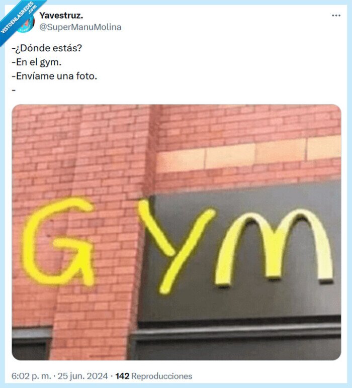 gimnasio,mcdonalds