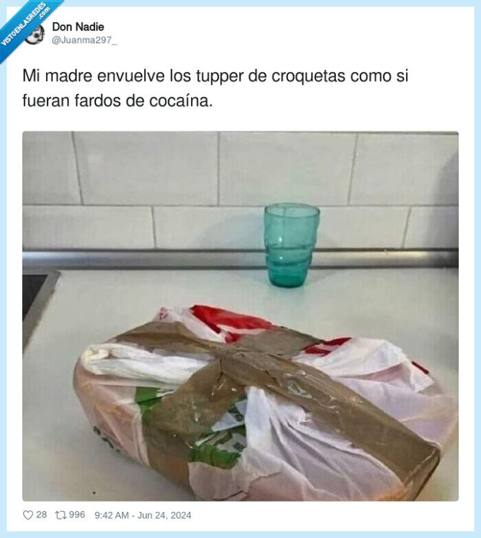 croquetas,envolver,coca,tupper,fardos