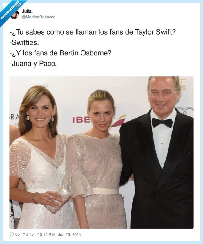 swifties,bertin osborne,taylor swift,fans
