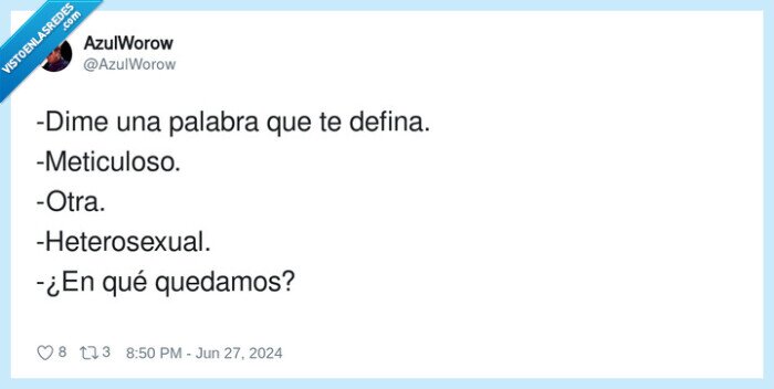 heterosexual,meticuloso,palabra,defina