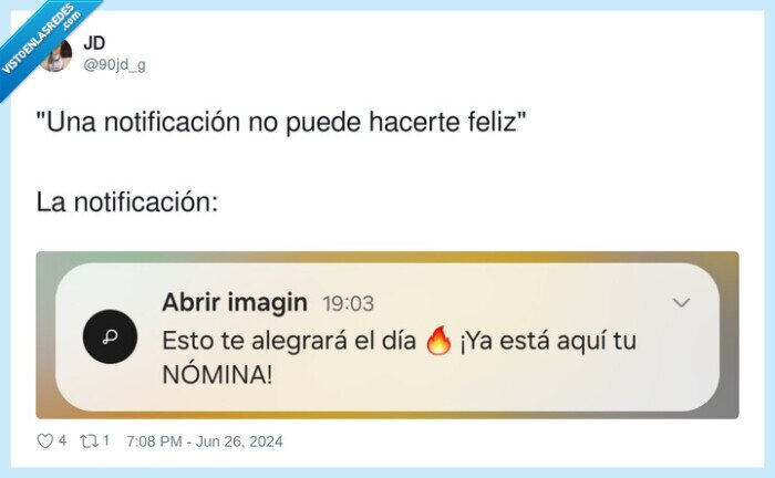 notificación,nomina,ingreso,feliz