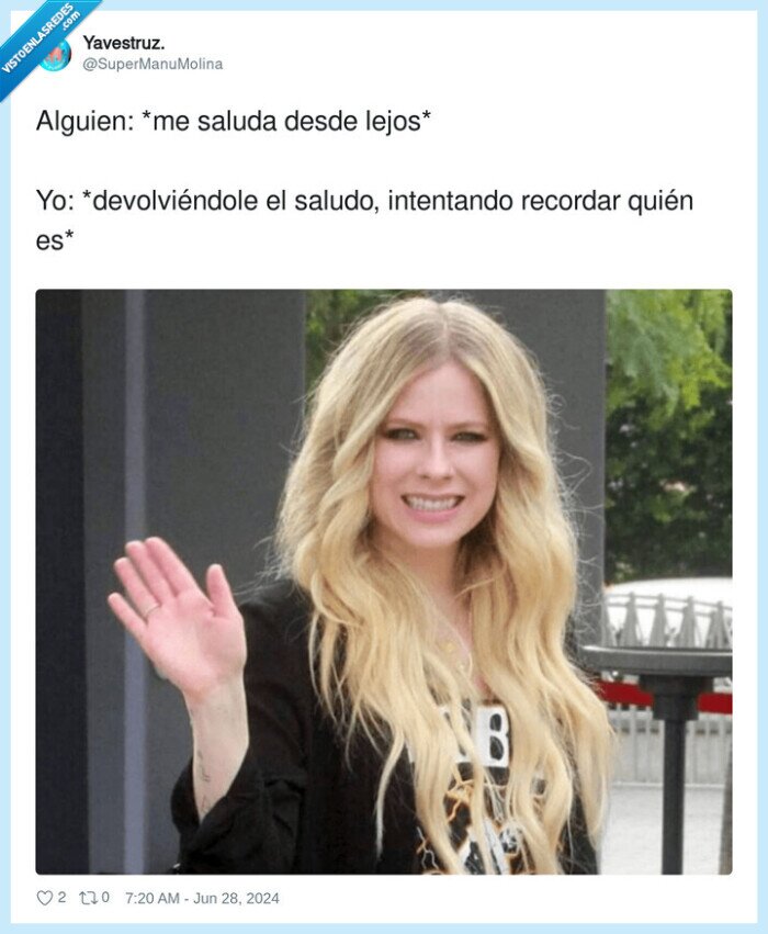 saludar,calle,avril lavigne