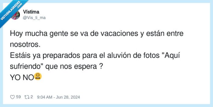 vacaciones,sufriendo,aluvión,cansinos