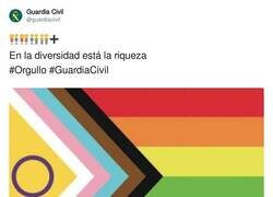 Enlace a La Guardia Civil celebra el Orgullo y su apoyo a la comunidad LGTBIQ y nosotros lo único que queremos es leer con palomitas los comentarios de fachas ofendidos