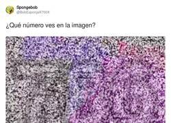 Enlace a ¿Qué número ves en la imagen?, por @BobEsponjaX750X