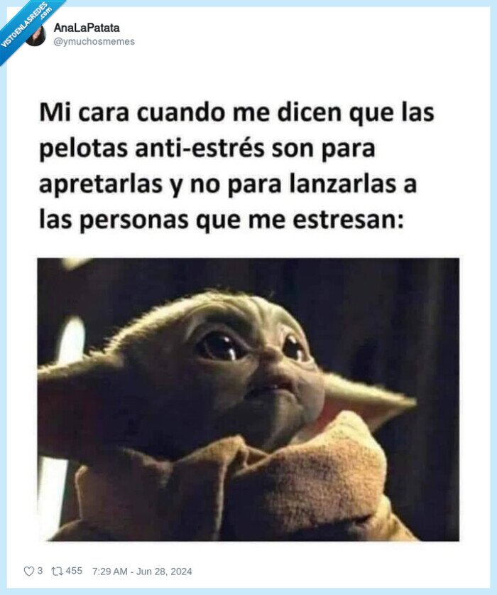 baby yoda,pelota,estres,anti-estres