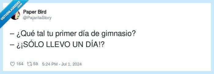 gimnasio,primer día