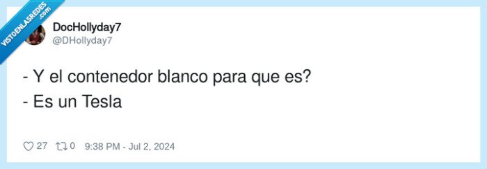 contenedor,blanco,tesla