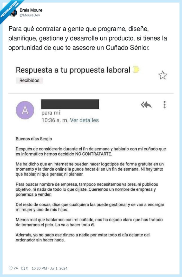 email,curro,trabajo,cuñado