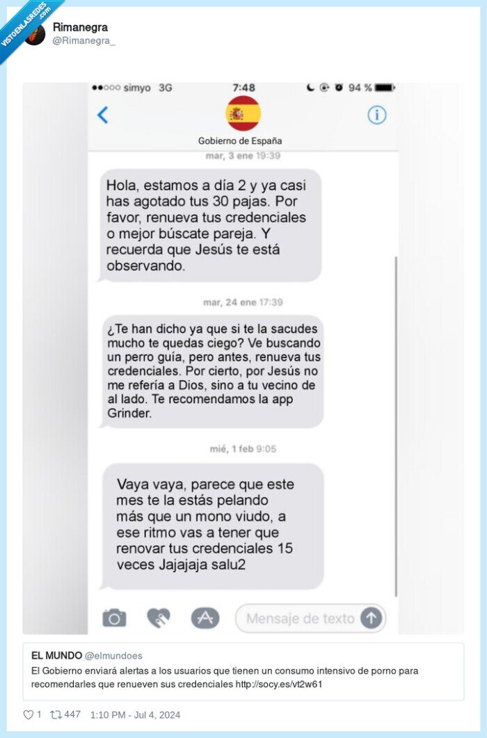 pajaporte,mensajes,sms