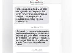 Enlace a Así serían los sms que recibirías del gobierno tras un uso indebido del pajaporte jajajaja, por @Rimanegra_