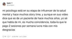 Enlace a Psicóloga influencer, huye de ahí, por @cardgani
