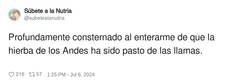 Enlace a No es tal como suena, por @subetealanutria