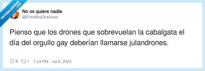 drones,julandrones,cabalgata,pride,orgullo