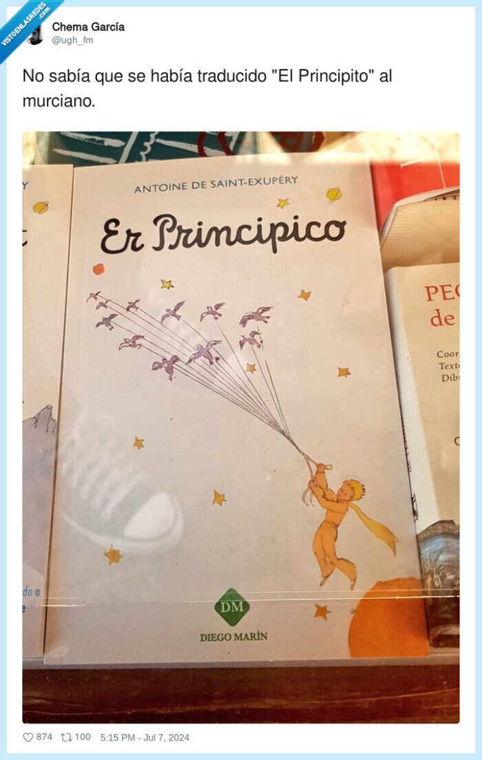 principito,traducido,murciano