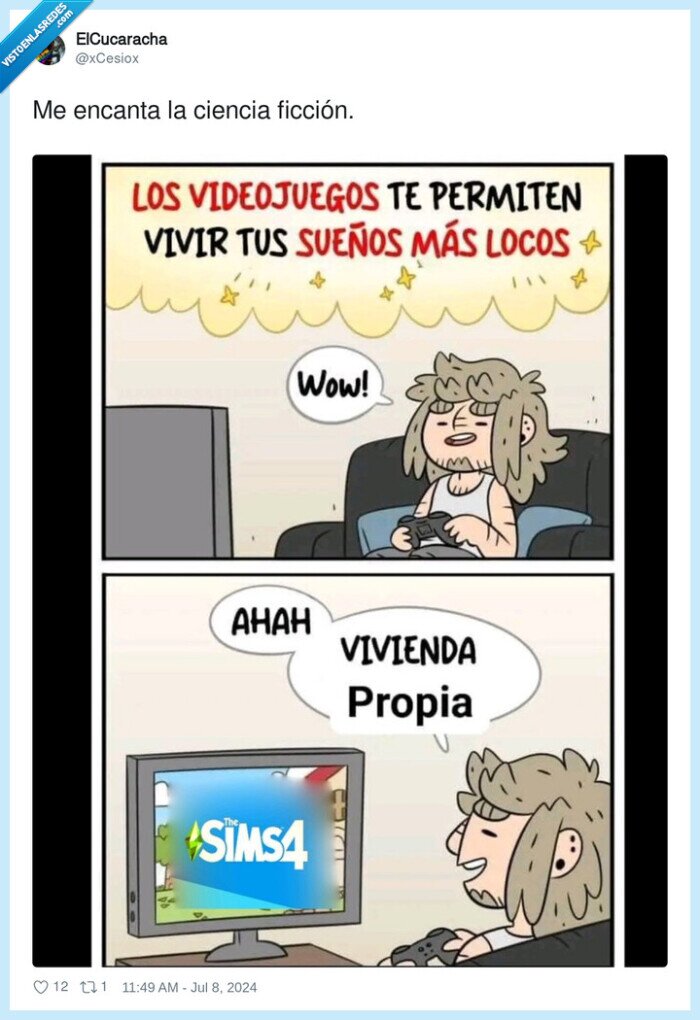 ficción,vivienda propia,videojuegos