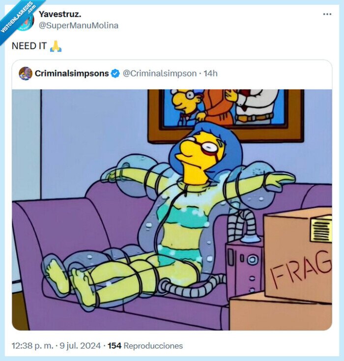 need,simspon,milhouse,agua,burbuja