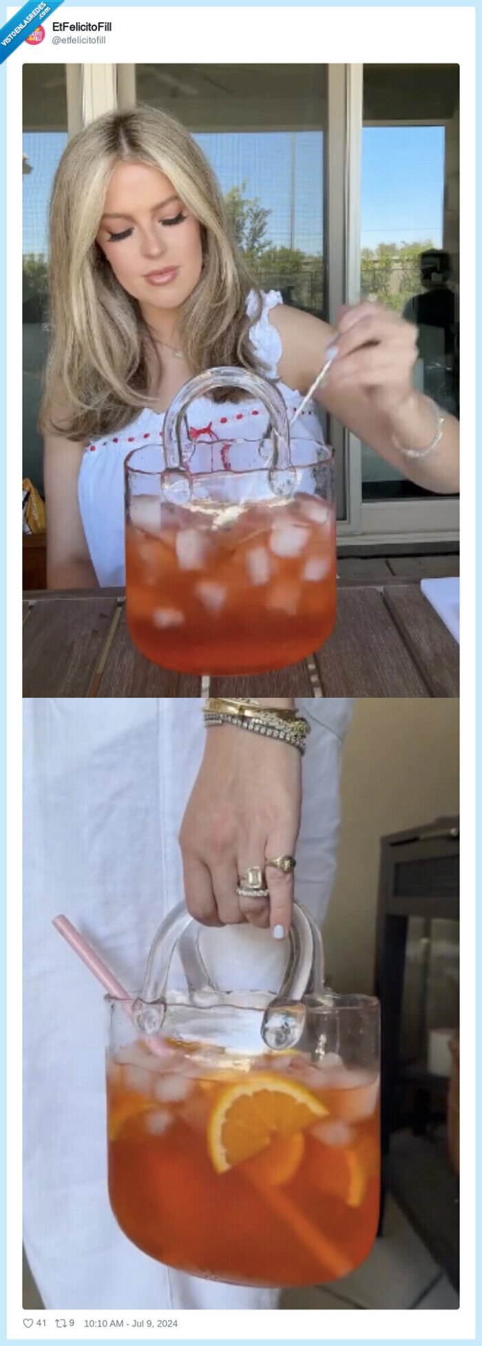 bolso,sangría,bebida