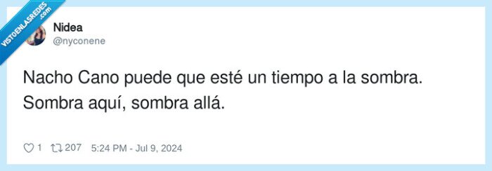 sombra aqui,mecano,nacho cano