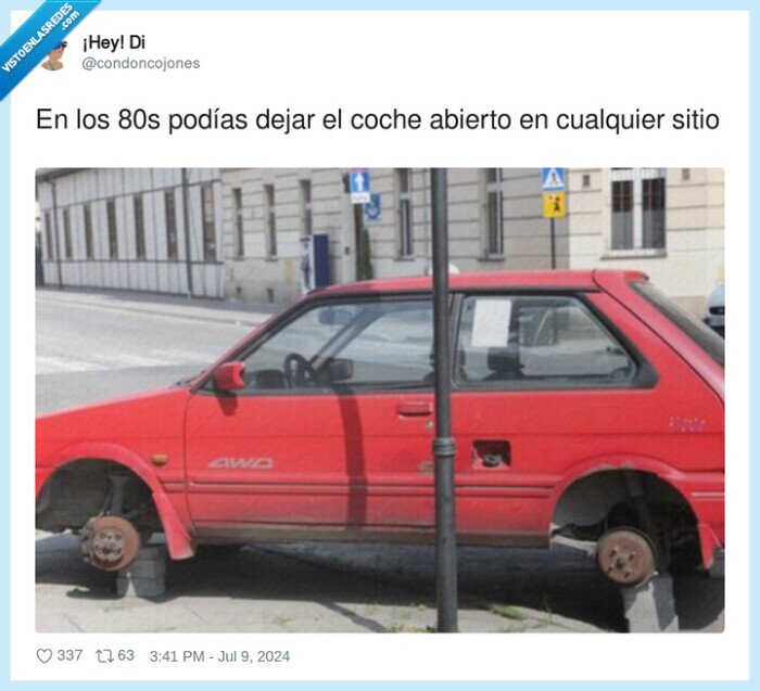 abierto,dejar,coche