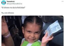 Enlace a Dame el dinero y quédate la felicidad por @supermanumolina